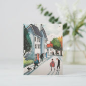 Carte postale d'art urbain coloré #10 (Debout devant)