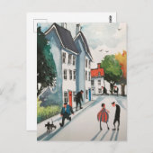Carte postale d'art urbain coloré #10 (Devant / Derrière)