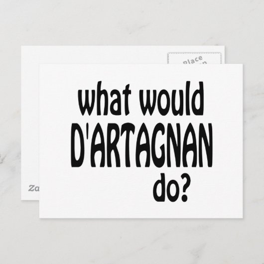 Carte Postale D'Artagnan (Devant / Derrière)