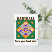 Carte Postale Dartball (Debout devant)