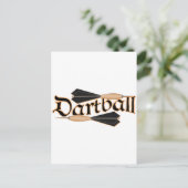 Carte Postale Dartball Dartball Darts (Debout devant)