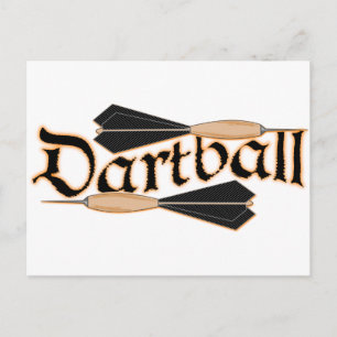 Carte Postale Dartball Dartball Darts