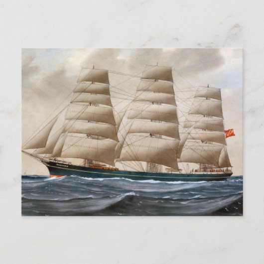 Carte Postale Dartford Voilier 1910 (Devant)