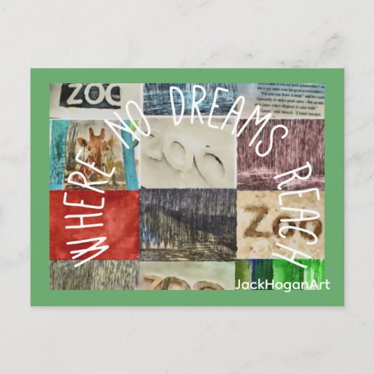 Carte postale d'artiste outsider (Devant)