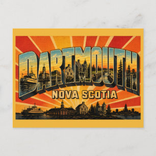 Carte Postale Dartmouth Nouvelle-Écosse Ville jumelle