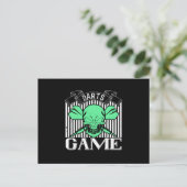 Carte Postale Darts - Darts Game Skull (Debout devant)