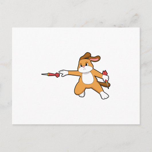 Carte Postale Darts dog (Devant)