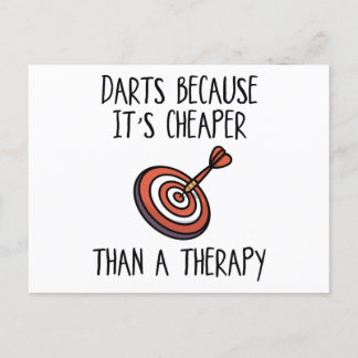 Carte Postale Darts parce que