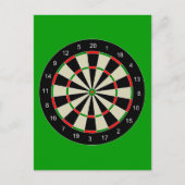Carte Postale darttarget_Vector_Clipart DARTS OBJECTIF DU TABLEA (Devant)