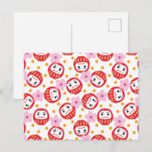Carte Postale Daruma (Devant / Derrière)