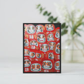 Carte Postale Daruma Dolls Peinture par Alfred Fox Collectable (Debout devant)