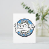 Carte Postale Darwin australie logo vintage (Debout devant)