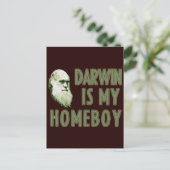 Carte Postale Darwin est mon garçon (Debout devant)