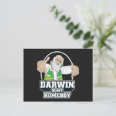 Carte Postale Darwin Est Mon Homeboy (Couleur Complète) (Debout devant)
