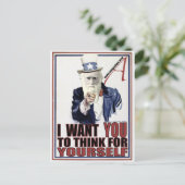 Carte Postale Darwin vous souhaite (Debout devant)