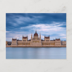 Carte Postale Das Parlamentsgebäude à Budapest an der Donau Pos