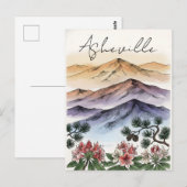 Carte postale d'Asheville (Devant / Derrière)