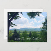 Carte postale d'Asheville (Devant / Derrière)