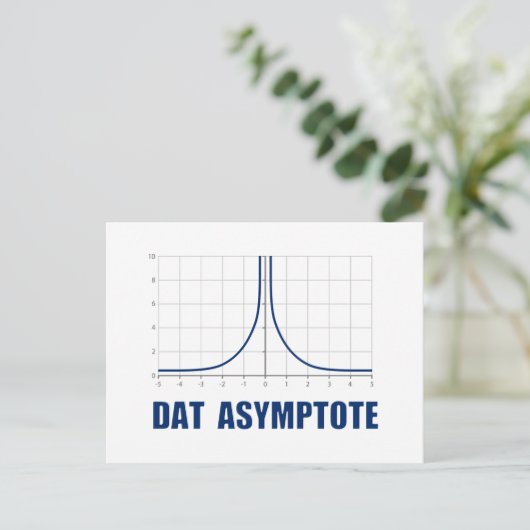 Carte Postale Dat Asymptote (Debout devant)