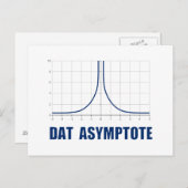 Carte Postale Dat Asymptote (Devant / Derrière)