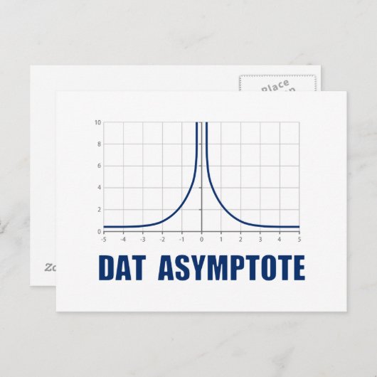 Carte Postale Dat Asymptote (Devant / Derrière)