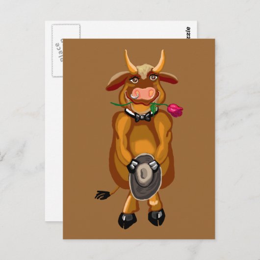 Carte Postale Datable aimable élégant huggable (Devant / Derrière)