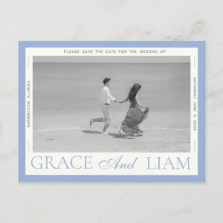 Carte postale Date d'enregistrement de la photo de