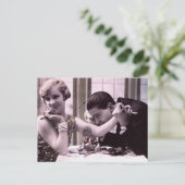 Carte Postale Date du dîner (Debout devant)