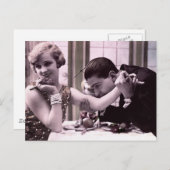 Carte Postale Date du dîner (Devant / Derrière)