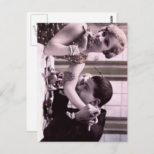 Carte Postale Date du dîner (Devant / Derrière)