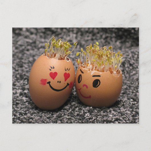 Carte Postale Dater de deux eggmen (Devant)