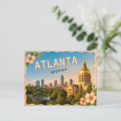 Carte postale d'Atlanta Géorgie (Debout devant)