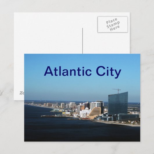 Carte postale d'Atlantic City (Devant / Derrière)
