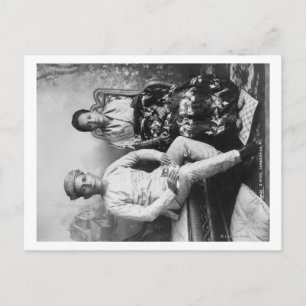 Carte Postale Dato Mandi et sa femme aux Philippines Photographi