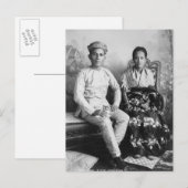 Carte Postale Dato Mandi et sa femme - Philippines (Devant / Derrière)