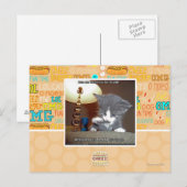 Carte Postale Dats une petite étape me fourrure (Devant / Derrière)