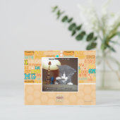 Carte Postale Dats une petite étape me fourrure (Debout devant)