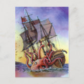 Carte postale d'attaque de Kraken (Devant)