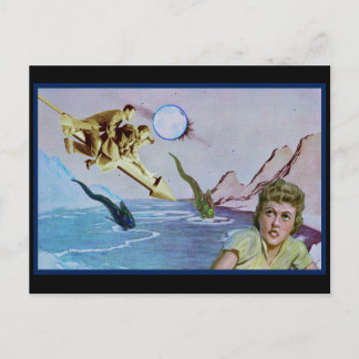 Carte postale d'atterrissage pour eau