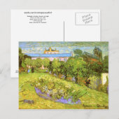 Carte Postale Daubigny's Garden Van Gogh Art (Devant / Derrière)