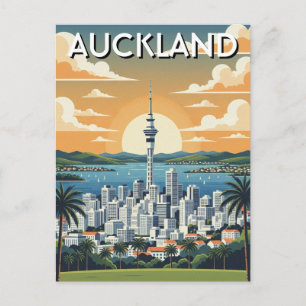 Carte postale d'Auckland Nouvelle-Zélande