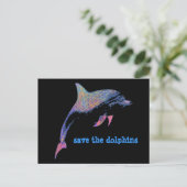 Carte Postale dauphin (Debout devant)
