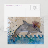 Carte Postale Dauphin (Devant / Derrière)