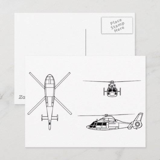 Carte Postale Dauphin2 (Devant / Derrière)