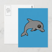 Carte Postale Dauphin à bec (Devant / Derrière)