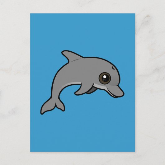 Carte Postale Dauphin à bec (Devant)
