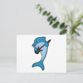 Carte Postale Dauphin à la musique avec guitare (Debout devant)