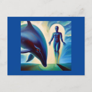 Carte Postale Dauphin animal Spirit 3