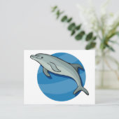 Carte Postale Dauphin bleu (Debout devant)