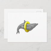 Carte Postale Dauphin Buée de sauvetage (Devant / Derrière)